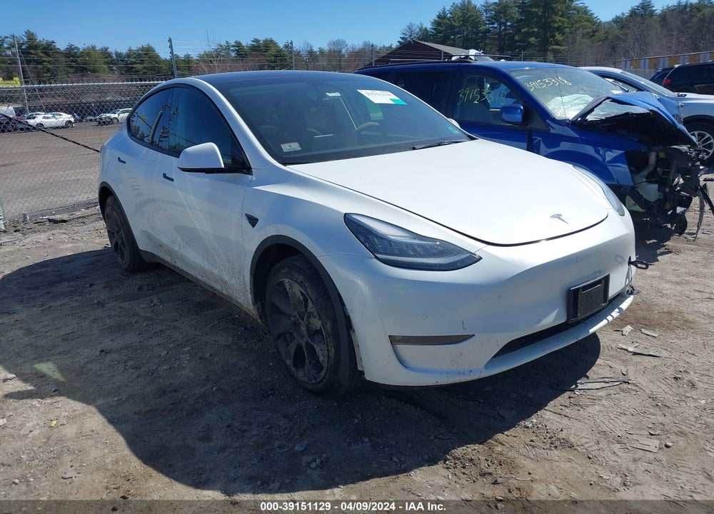 2021 TESLA MODEL Y LONG RANGE DUAL MOTOR ALL-WHEEL DRIVE VIN: 5YJYGDEE7MF194351