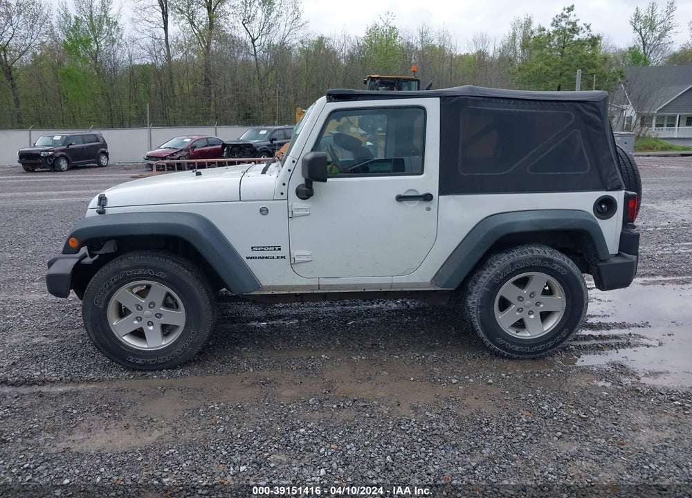 2012 JEEP WRANGLER SPORT VIN: 1C4AJWAG2CL186952