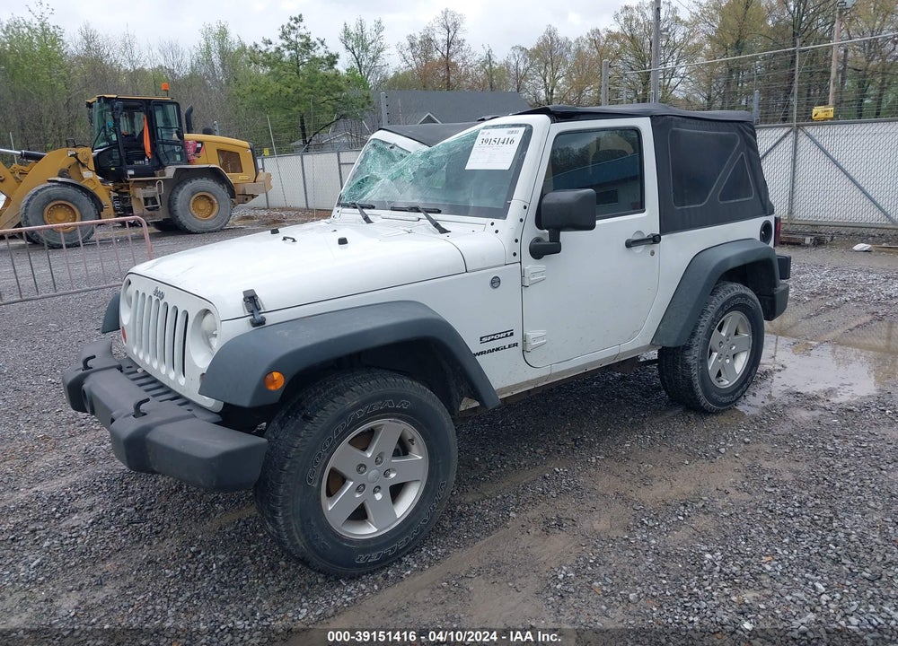 2012 JEEP WRANGLER SPORT VIN: 1C4AJWAG2CL186952