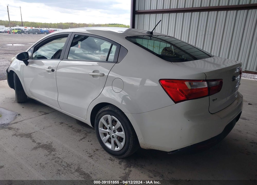 2013 KIA RIO LX VIN: KNADM4A35D6109835