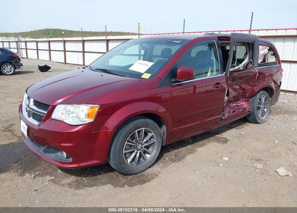 2017 DODGE GRAND CARAVAN SXT VIN: 2C4RDGCG6HR725973