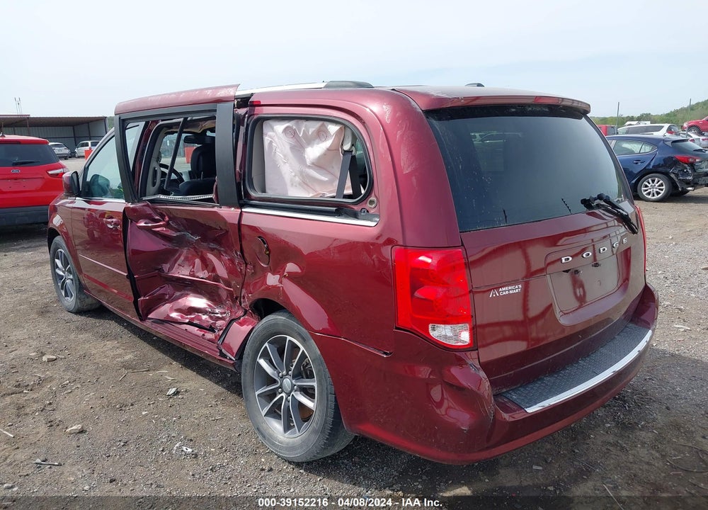 2017 DODGE GRAND CARAVAN SXT VIN: 2C4RDGCG6HR725973
