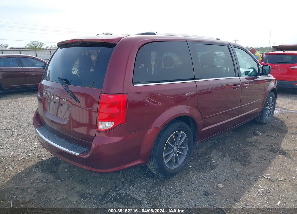 2017 DODGE GRAND CARAVAN SXT VIN: 2C4RDGCG6HR725973
