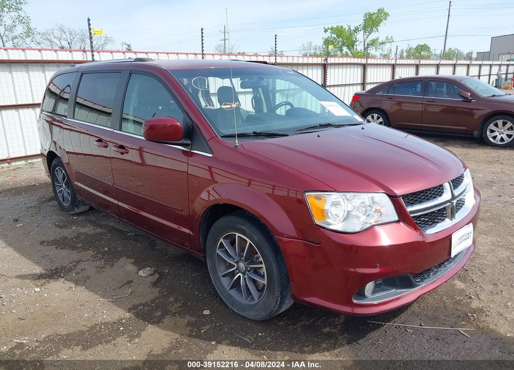 2017 DODGE GRAND CARAVAN SXT VIN: 2C4RDGCG6HR725973