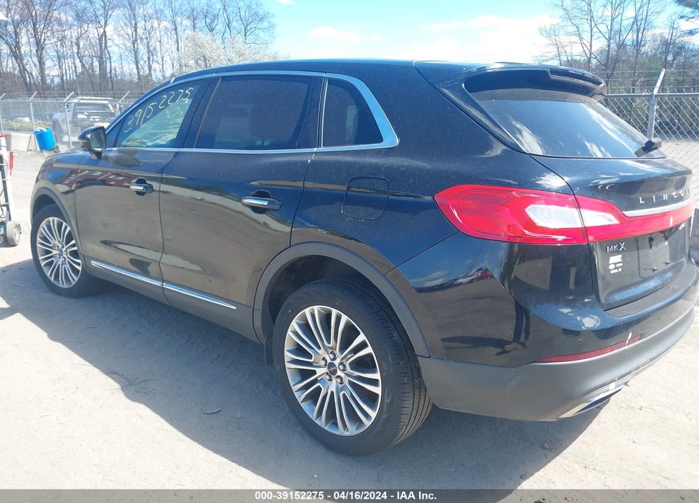2017 LINCOLN MKX RESERVE VIN: 2LMPJ8LR1HBL51787