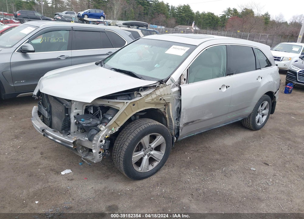 2013 ACURA MDX VIN: 2HNYD2H23DH501498