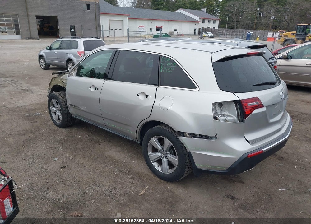 2013 ACURA MDX VIN: 2HNYD2H23DH501498
