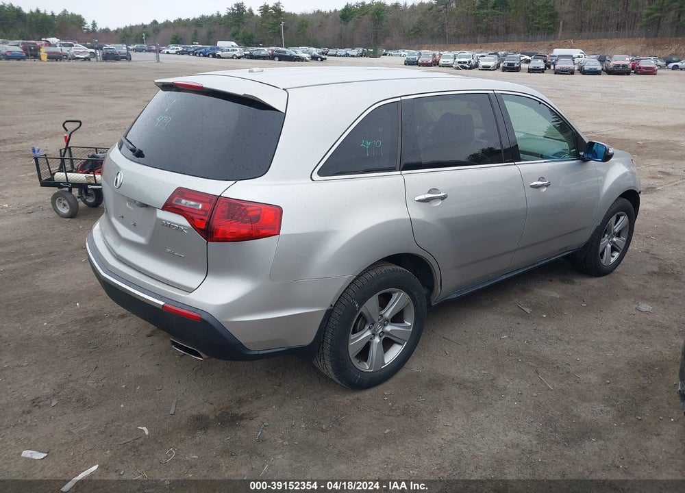 2013 ACURA MDX VIN: 2HNYD2H23DH501498