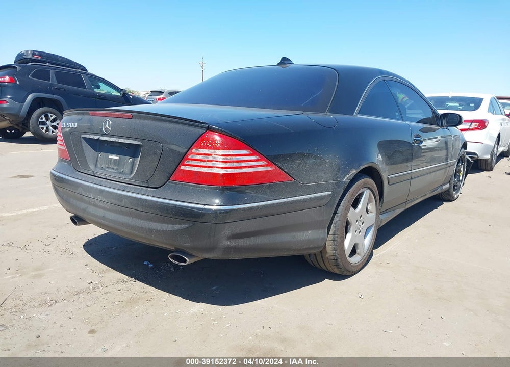 2003 MERCEDES-BENZ CL 500 VIN: WDBPJ75J33A036235
