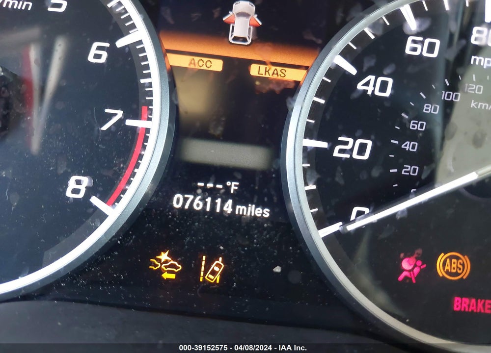 2016 ACURA RDX ADVANCE PACKAGE VIN: 5J8TB3H74GL014908