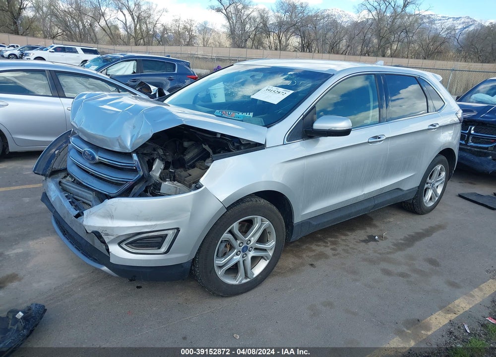 2018 FORD EDGE TITANIUM VIN: 2FMPK4K96JBB43722