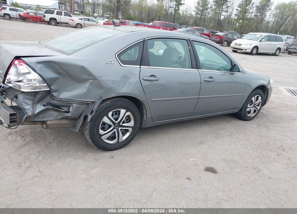 2007 CHEVROLET IMPALA LS VIN: 2G1WB58K779193800