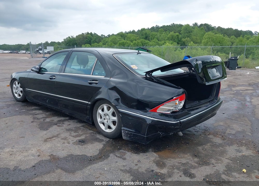 2000 MERCEDES-BENZ S 500 VIN: WDBNG75J4YA114406
