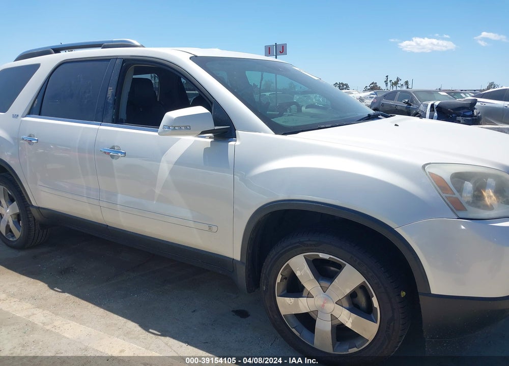 2009 GMC ACADIA SLT-1 VIN: 1GKER23D79J143349