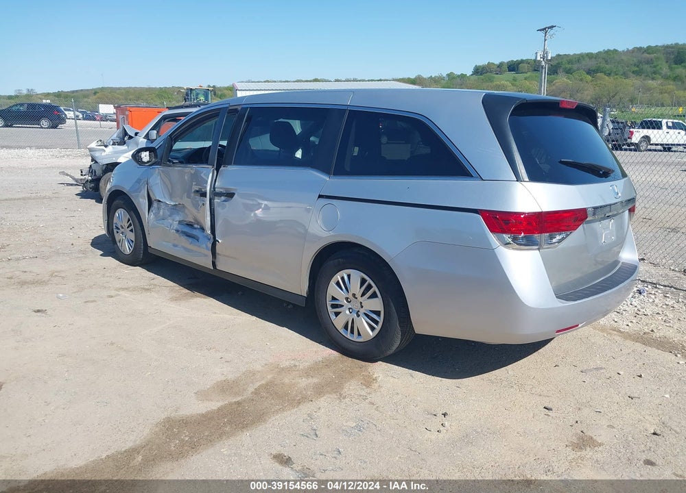 2014 HONDA ODYSSEY LX VIN: 5FNRL5H27EB007067