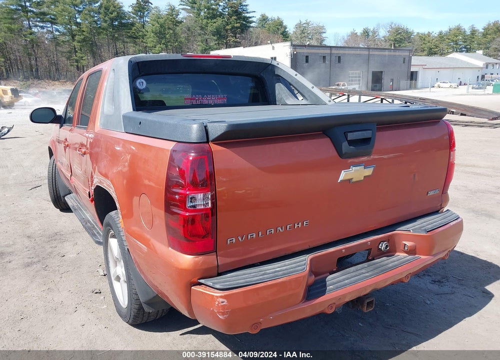 2008 CHEVROLET AVALANCHE 1500 LT VIN: 3GNFK12358G277369