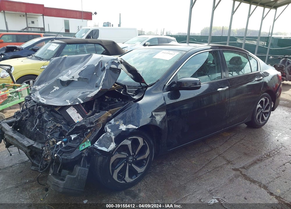 2016 HONDA ACCORD EX-L VIN: 1HGCR2F80GA050933