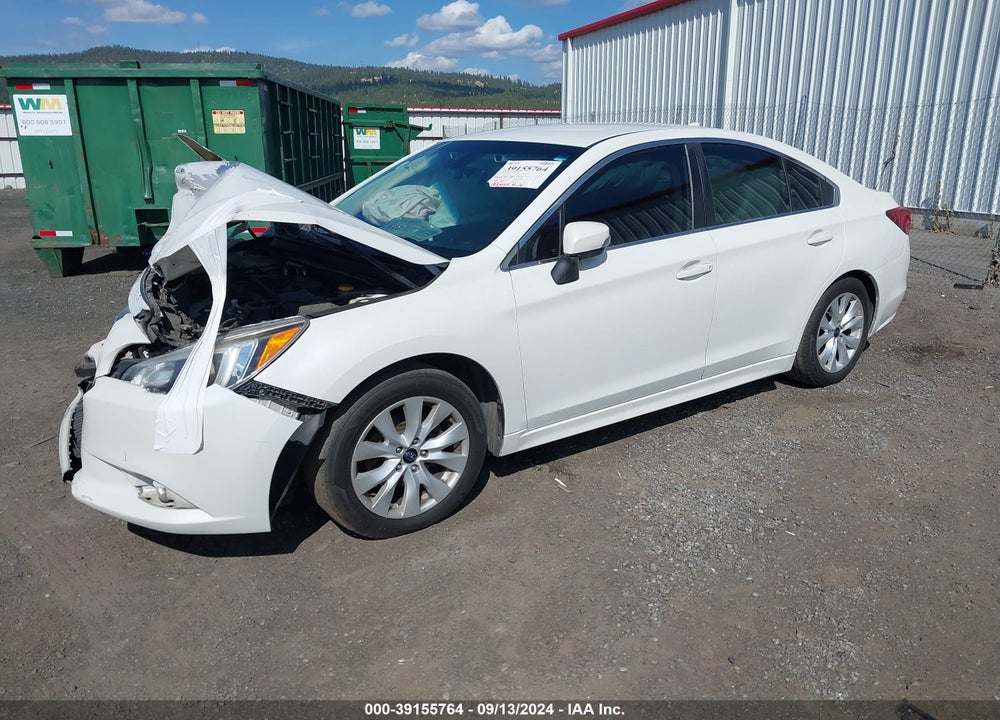 2017 SUBARU LEGACY 2.5I PREMIUM VIN: 4S3BNAF69H3063250