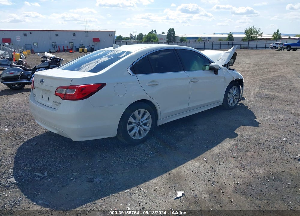 2017 SUBARU LEGACY 2.5I PREMIUM VIN: 4S3BNAF69H3063250