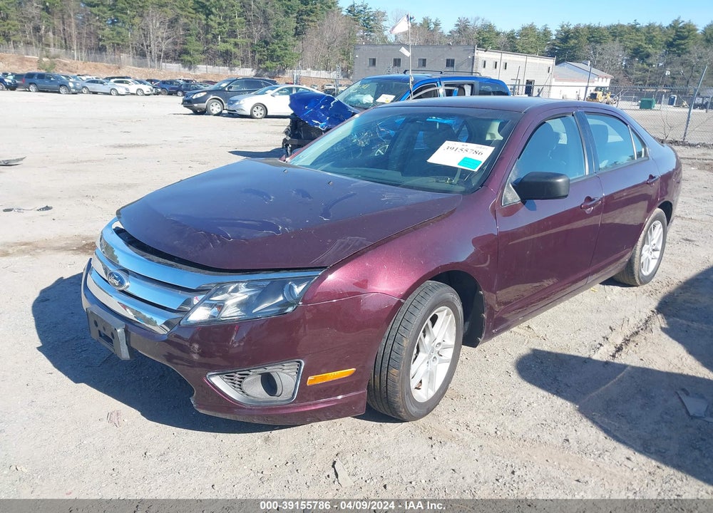 2012 FORD FUSION VIN: 3FAHP0GA6CR227717