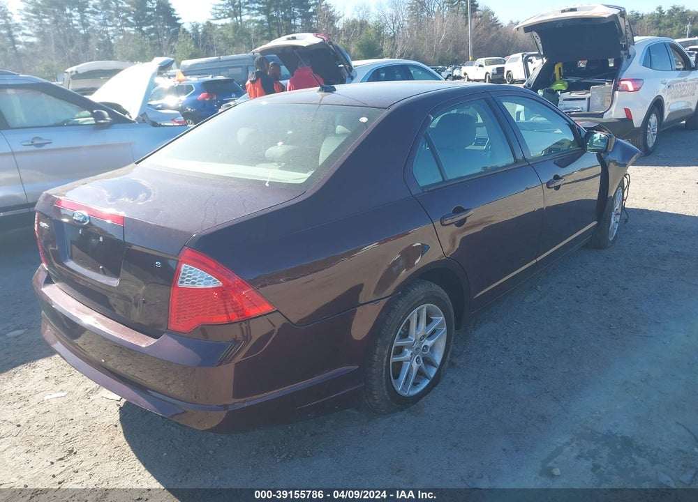 2012 FORD FUSION VIN: 3FAHP0GA6CR227717