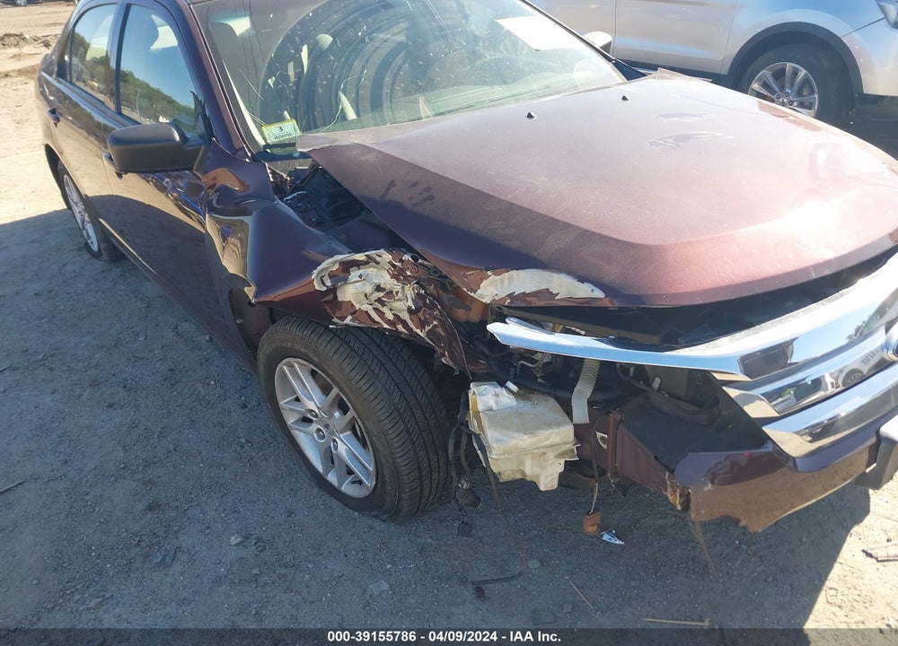 2012 FORD FUSION VIN: 3FAHP0GA6CR227717