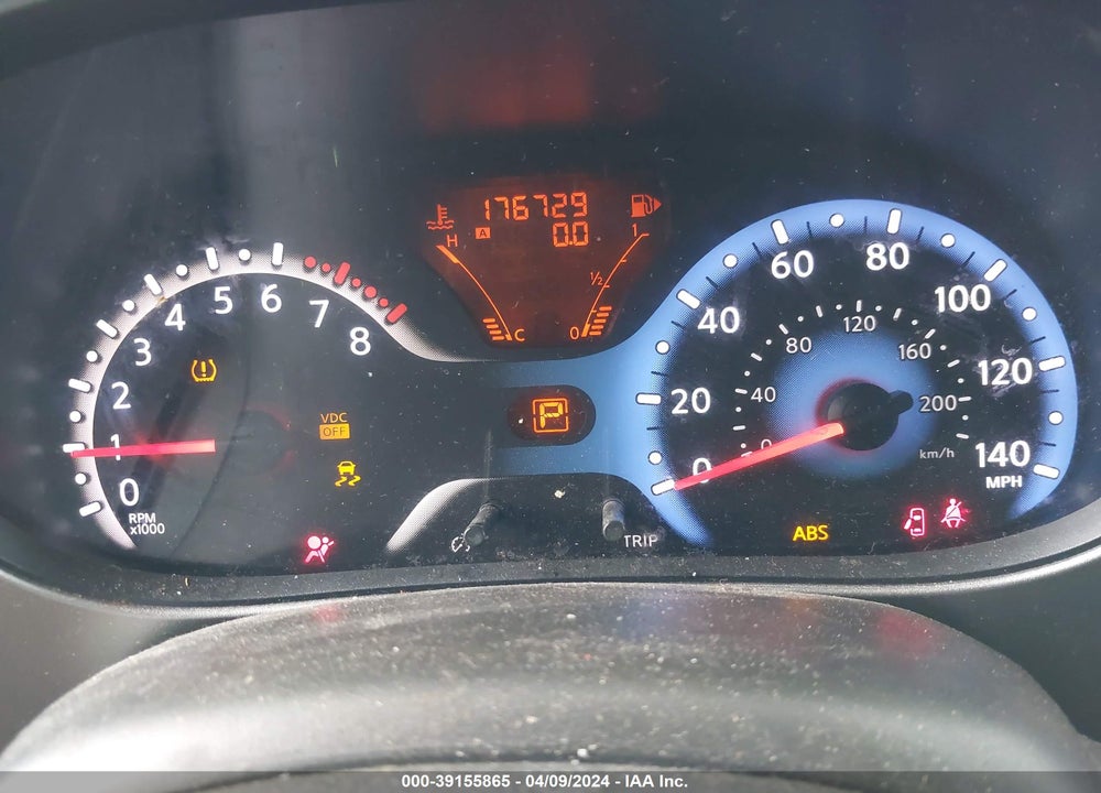 2010 NISSAN CUBE 1.8S VIN: JN8AZ2KR5AT169615