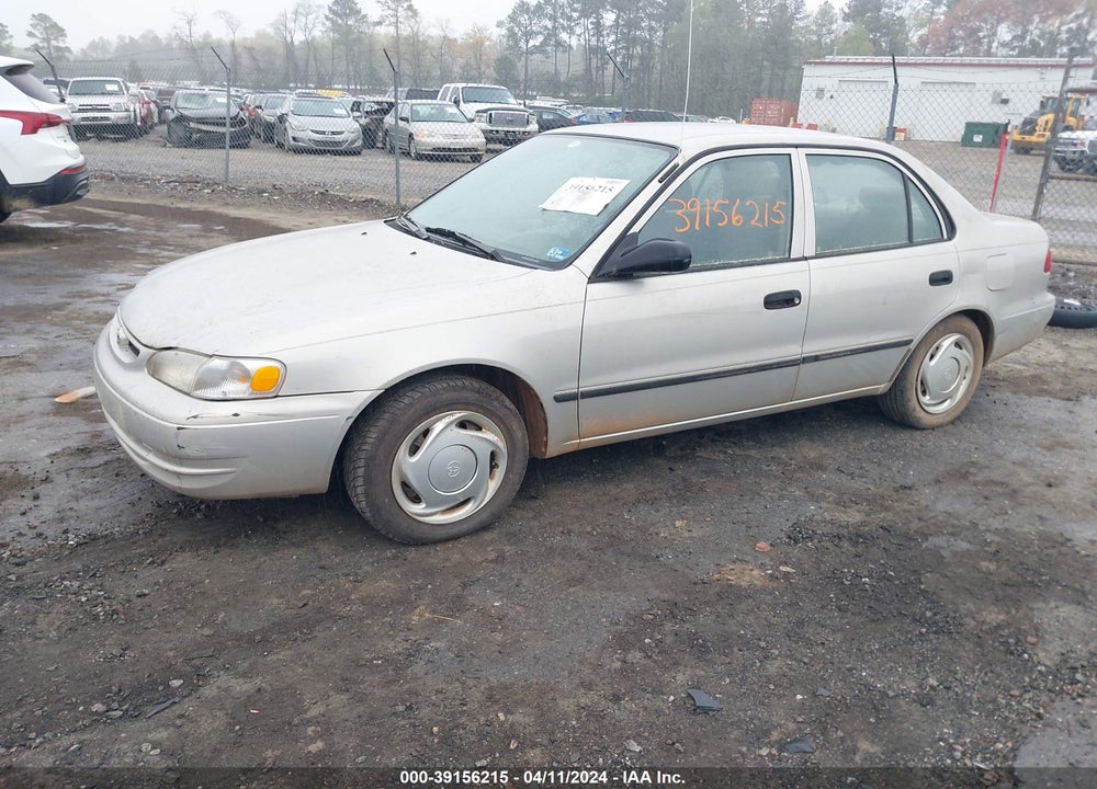 2000 TOYOTA COROLLA VE/CE/LE VIN: 2T1BR12E1YC299481