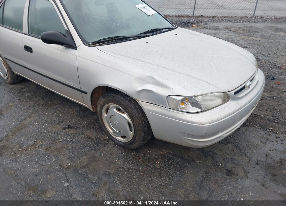 2000 TOYOTA COROLLA VE/CE/LE VIN: 2T1BR12E1YC299481