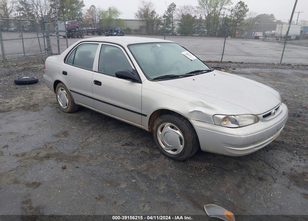 2000 TOYOTA COROLLA VE/CE/LE VIN: 2T1BR12E1YC299481