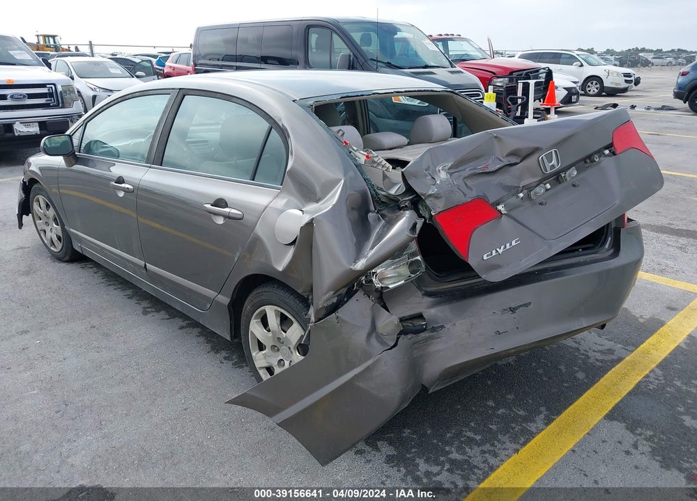 2011 HONDA CIVIC LX VIN: 19XFA1F58BE039803