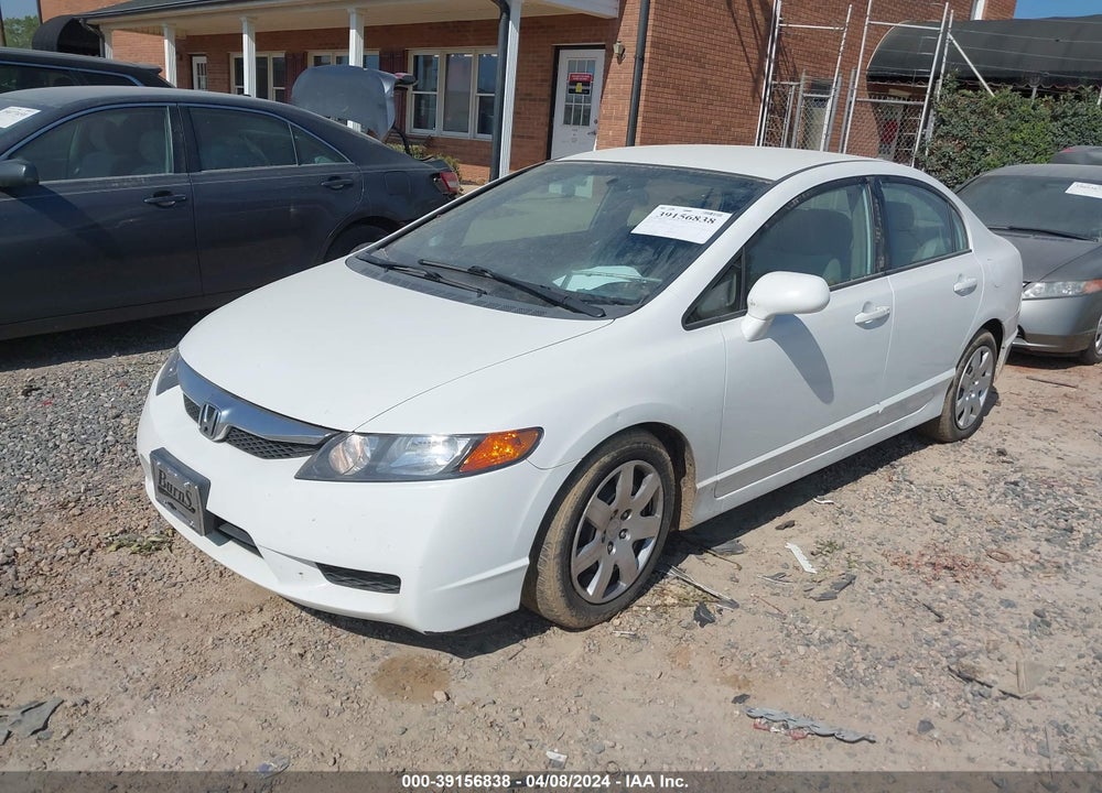 2010 HONDA CIVIC LX VIN: 2HGFA1F57AH528889
