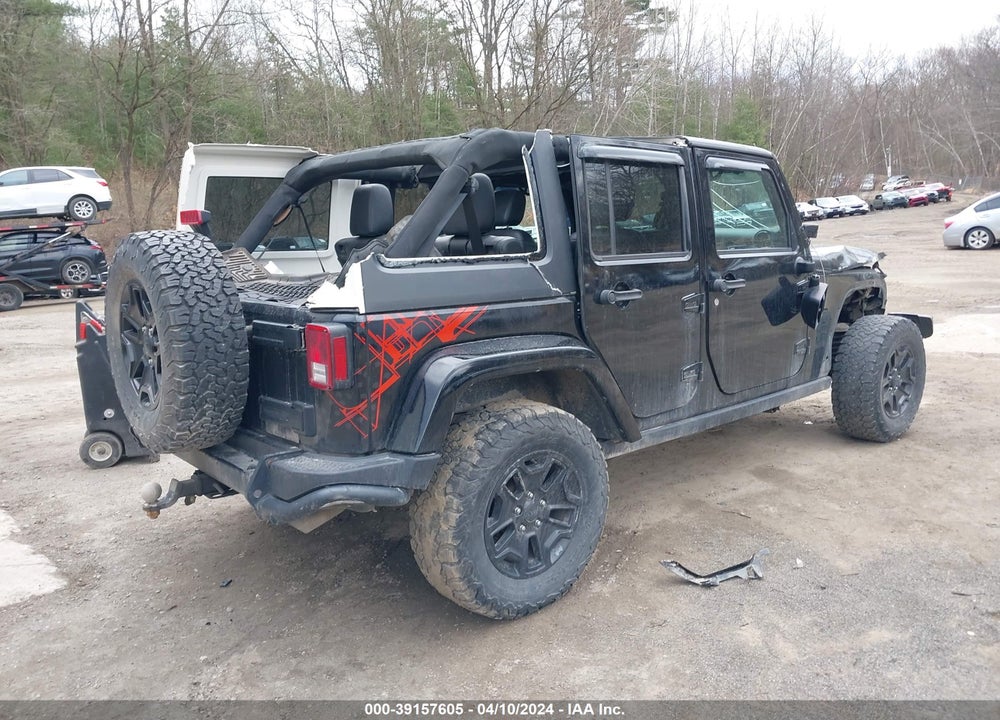2016 JEEP WRANGLER UNLIMITED BACKCOUNTRY VIN: 1C4HJWEG4GL194243