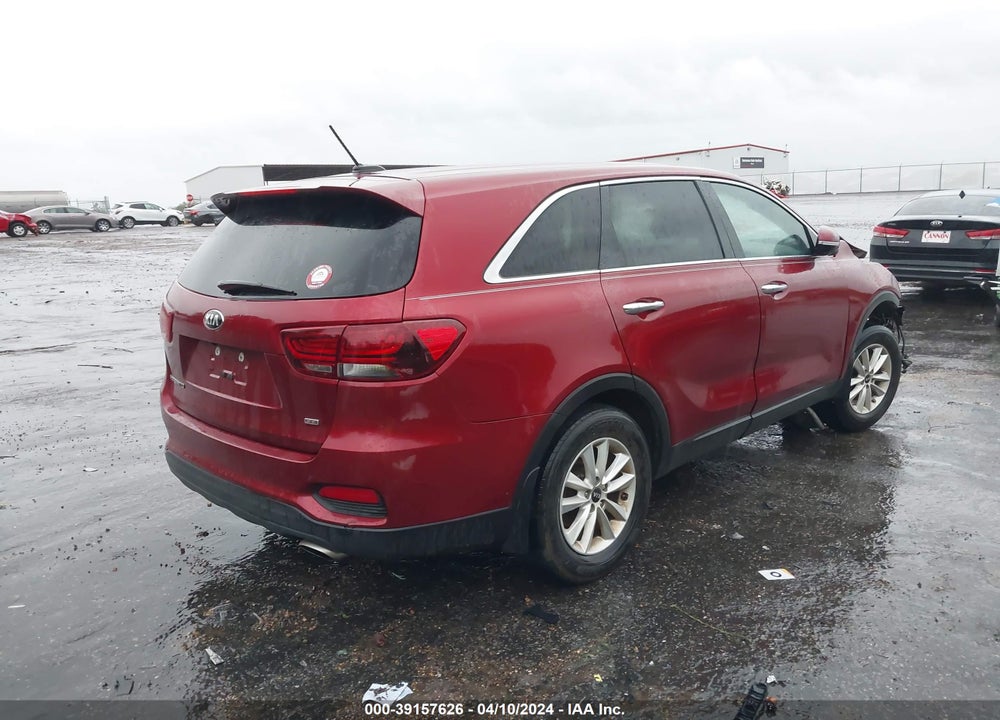 2019 KIA SORENTO 2.4L LX VIN: 5XYPG4A34KG510567