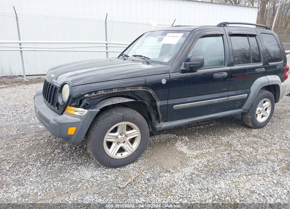 2007 JEEP LIBERTY SPORT VIN: 1J4GL48K17W558900