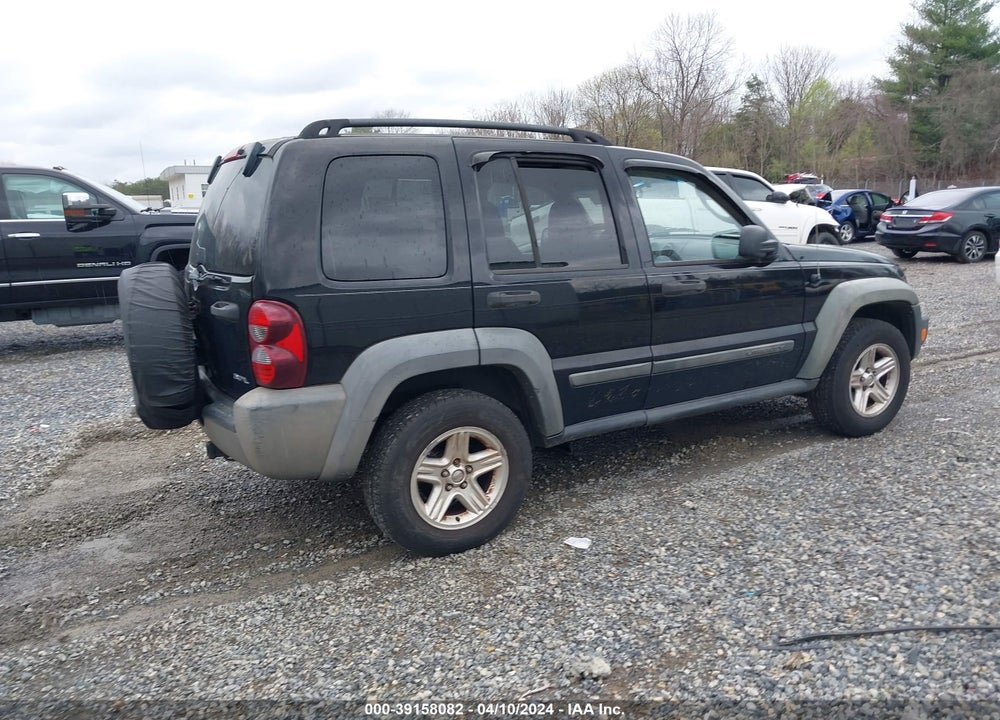 2007 JEEP LIBERTY SPORT VIN: 1J4GL48K17W558900