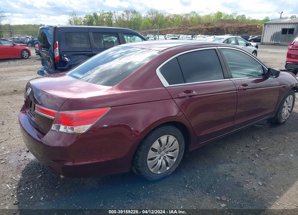 2012 HONDA ACCORD VIN: 1HGCP2F39CA036114
