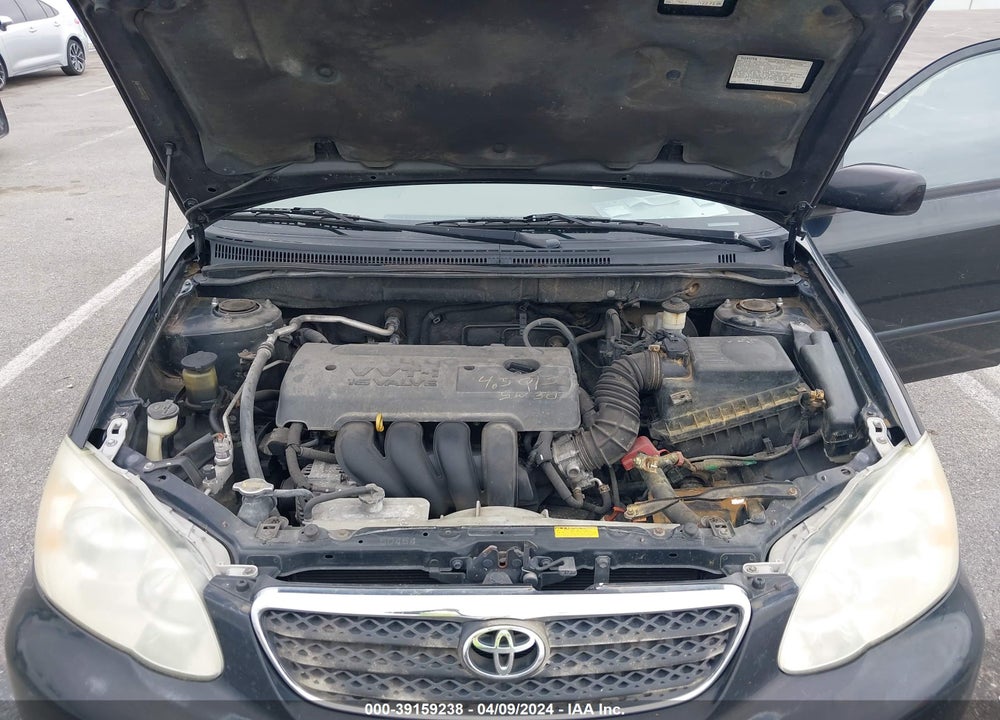 2006 TOYOTA COROLLA LE VIN: 2T1BR32EX6C620233