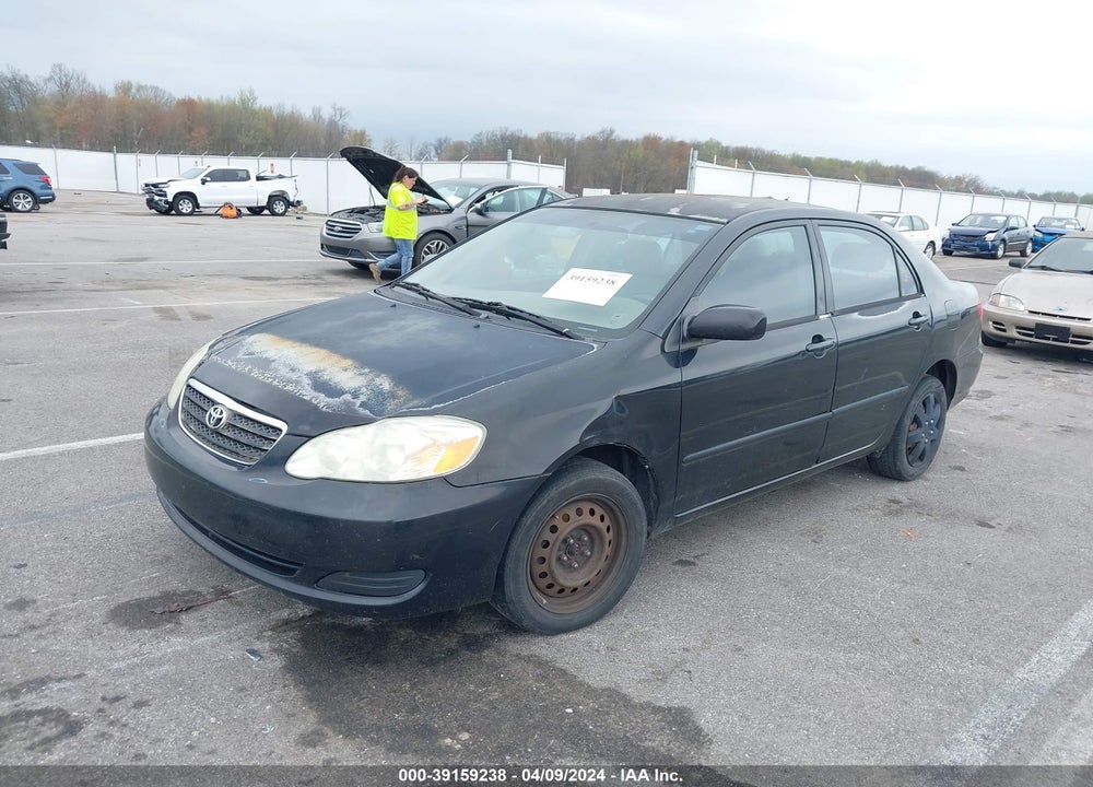 2006 TOYOTA COROLLA LE VIN: 2T1BR32EX6C620233