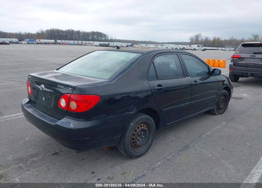 2006 TOYOTA COROLLA LE VIN: 2T1BR32EX6C620233