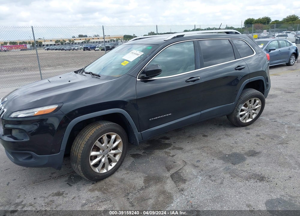 2015 JEEP CHEROKEE LIMITED VIN: 1C4PJMDS8FW592106