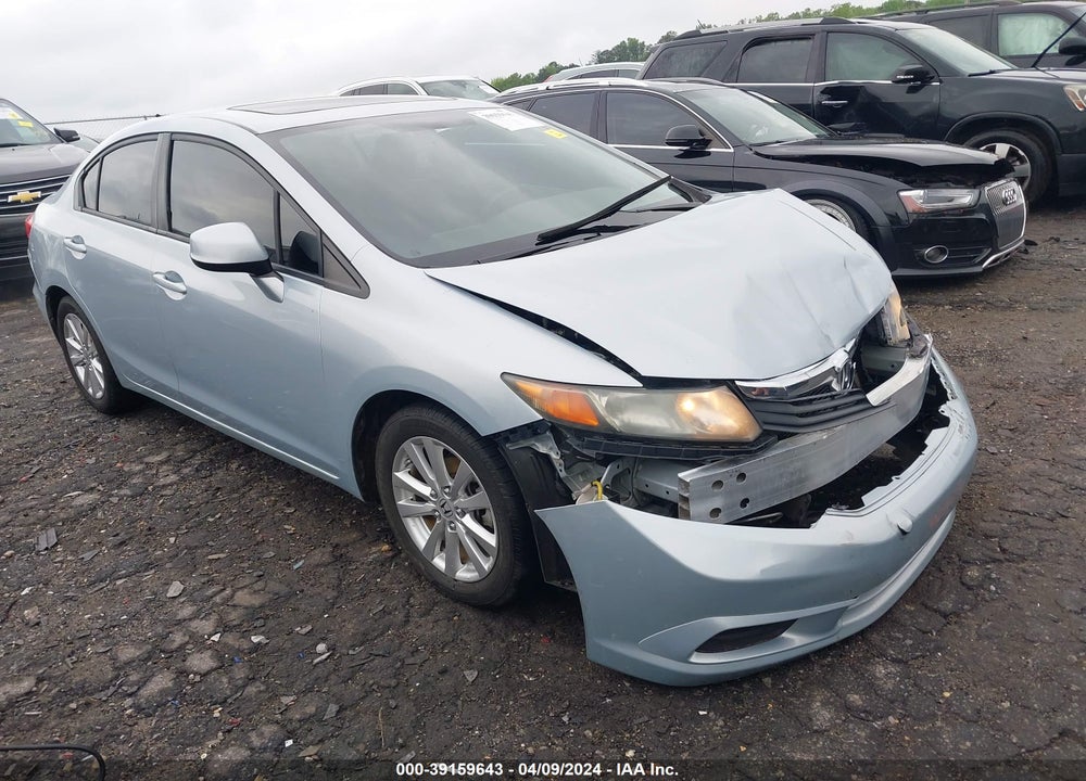 2012 HONDA CIVIC EX-L VIN: 19XFB2F96CE018181