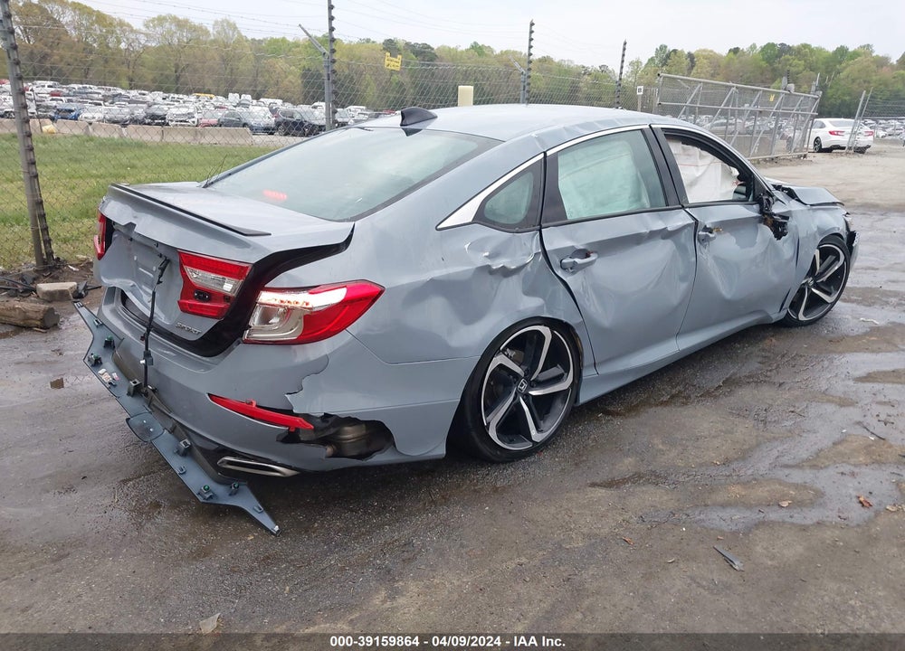 2022 HONDA ACCORD SPORT VIN: 1HGCV1F37NA107491