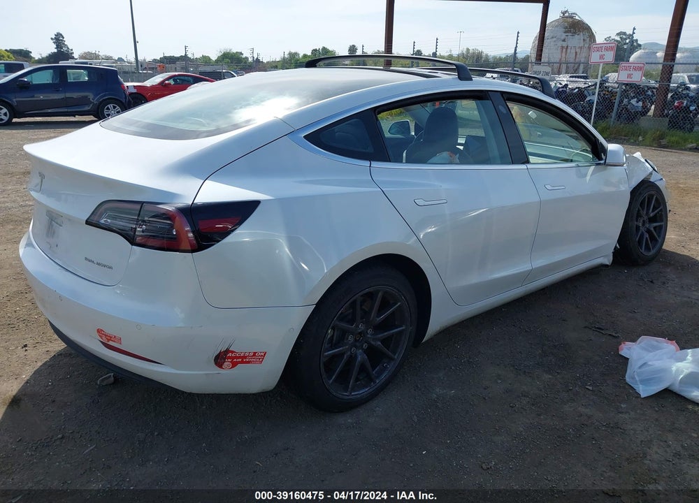 2018 TESLA MODEL 3 LONG RANGE/PERFORMANCE VIN: 5YJ3E1EB1JF066770
