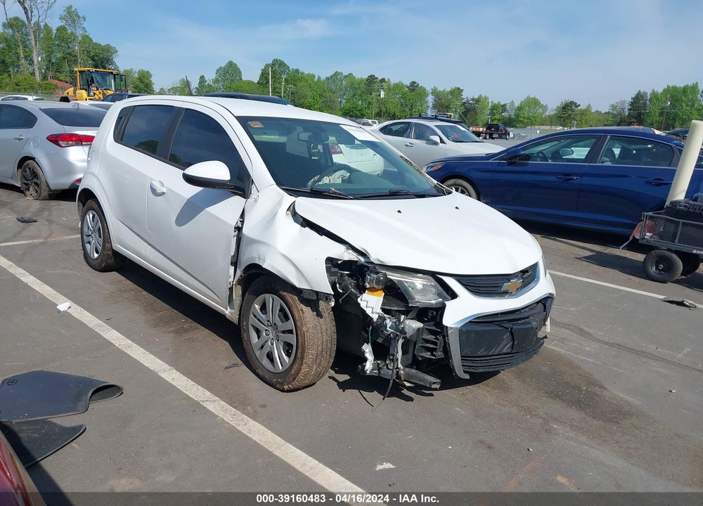2017 CHEVROLET SONIC LT AUTO VIN: 1G1JG6SH1H4166305
