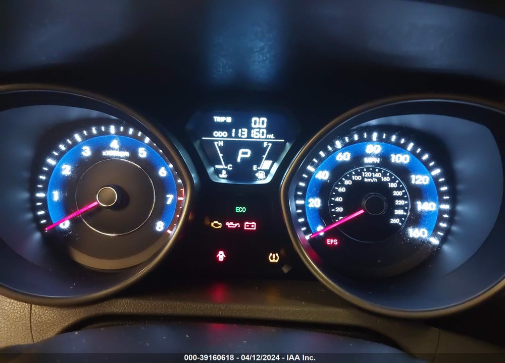2013 HYUNDAI ELANTRA GLS VIN: 5NPDH4AE7DH208025