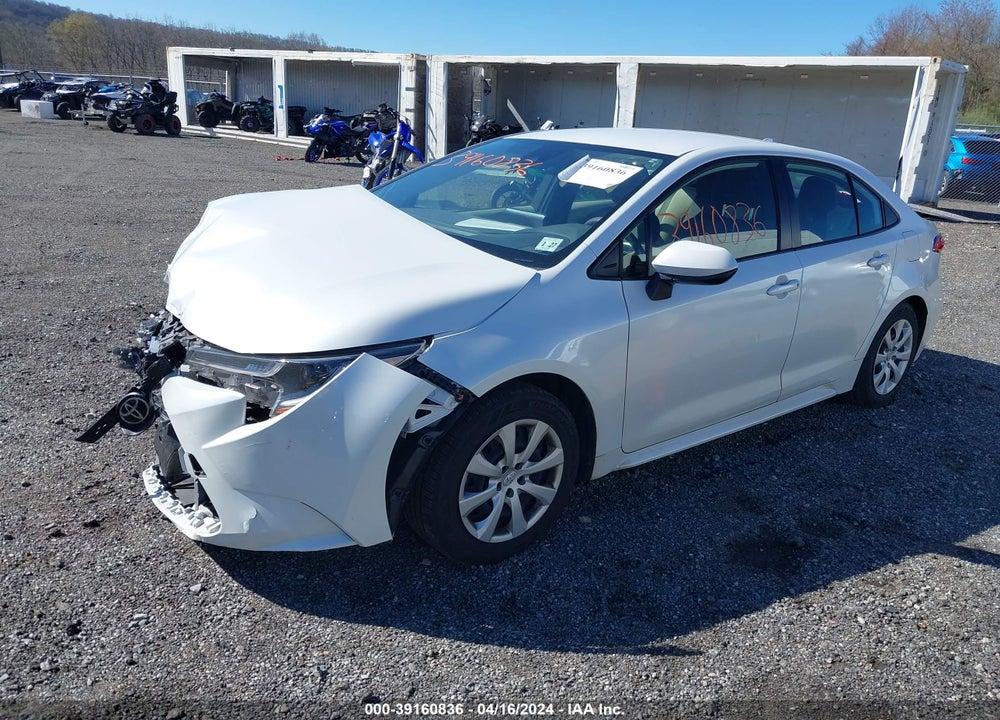 2022 TOYOTA COROLLA LE VIN: JTDEPMAE3N3004956