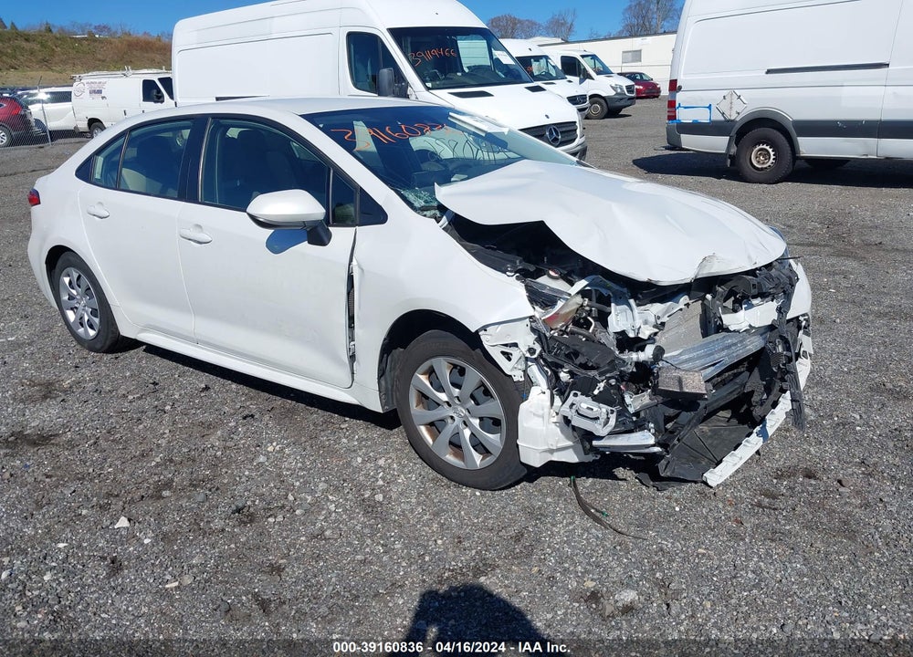2022 TOYOTA COROLLA LE VIN: JTDEPMAE3N3004956