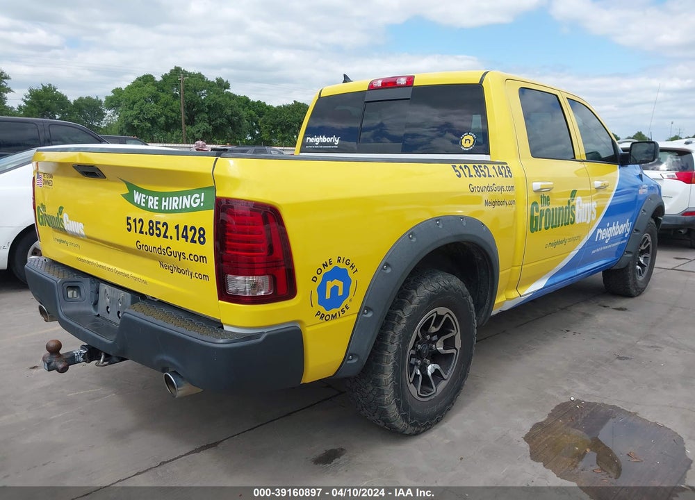 2016 RAM 1500 REBEL VIN: 1C6RR7YT6GS230071