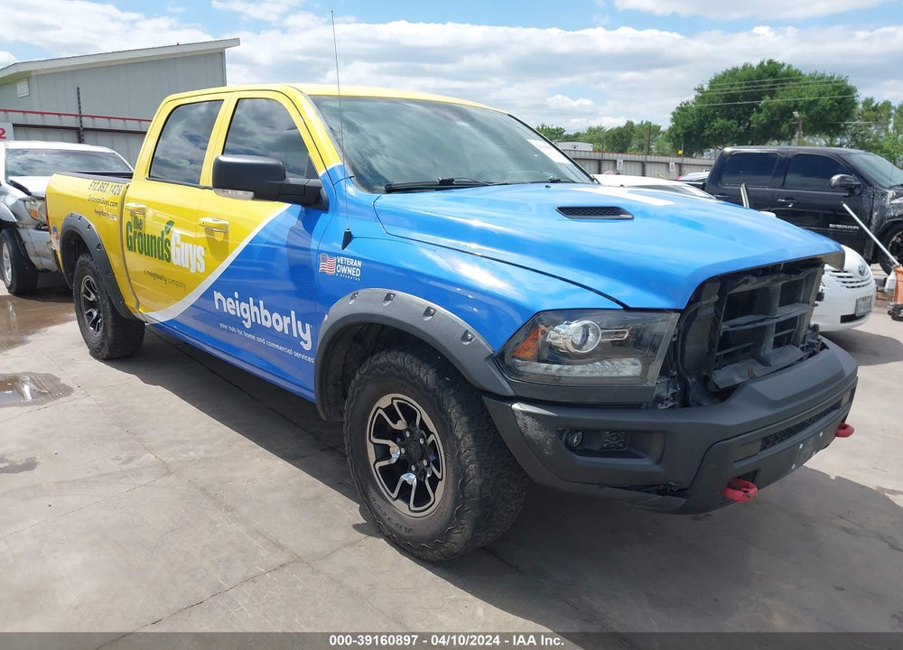 2016 RAM 1500 REBEL VIN: 1C6RR7YT6GS230071